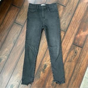 Abercrombie & Fitch Super Skinny Ankle High Rise Jeans